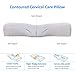 Travel Ease Contour Memory Foam Pillow, Bedding Neck Pillow Orthopedic Butterfly-Wings Shape Cervical Pillow for Neck Pain Relief, Side Sleepers and Back Sleepers