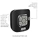 AquaAudio Cubo – Portable Waterproof Bluetooth Speaker with Suction Cup for Showers, Car, etc. - Pairs with All Bluetooth Devices + Siri Compatible - 10 hours Playtime/ Built-in Mic (Black)