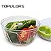 TOPULORS Manual Food Chopper Hand-Powered Food Chopper Compact Handheld Onion Chopper, Garlic Squeezer, Ginger Slicer, Pepper Cut, Herbs Chop, Cheeses Chopper Masher