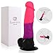 Louviva Women Masturbation Realistic Dildo Adult Toy with Suction Cup, 8