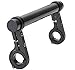 MaxMiles Bicycle Accessories Bike Bracket Handlebar Extension Flashlight Mount Carbon Fiber Extender Aluminum Alloy Holder Space Saver (Double Carbon)