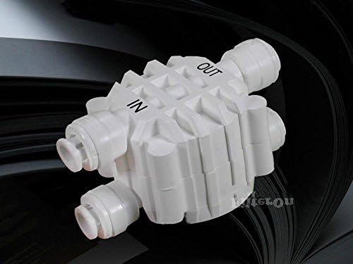 Plumbing &amp; FixturesRO Auto Shut Off Valve Quick Connect Fittings 1/4" for Reverse Osmosis