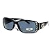 CG Eyewear Womens Rhinestones Sunglasses Rectangular Designer Fashion Black