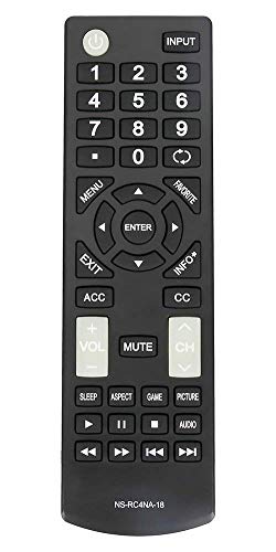 NS-RC4NA-18 Remote Control Replacement for Insignia TVs