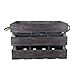 Twine Farm House Decor, Rustic Wooden Wine Bottle Holder and Wine Storage, 6 Bottle Wine Crate, Home Decor, Wine Gifts, Dark Wood, 8.8 x 8.5 x 13.5in