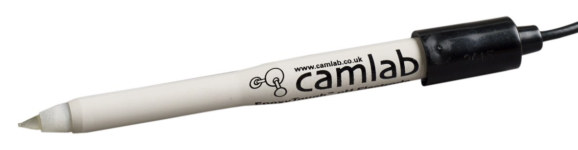 Camlab 1161699 Spear Tip Double Junction Combination EpoxyTough pH Electrode with BNC Connector, 1 m Cable