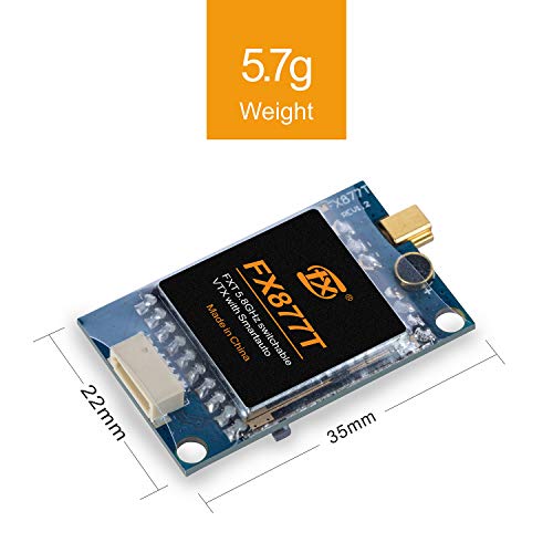 LHI FX877T 5.8 GHz Mini FPV Video Transmitter 37CH Switchable Power Video Transmitter VTX Smart OSD RC Drone Quadcopter