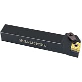5/8" MCLNL 1616H12 + CNMG432-MA Lathe External Turning &amp; Profiling Tool Holder Main Angle 95&deg; Holder Lathe Cutting Tools for 80&deg; Carbide Inserts (MCLNL1616H12 + CNMG432-MA)