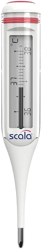 Termómetro clínico digital scala SC 1493 flex 10 seg, pantalla clásica, blanco