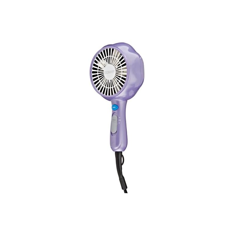 Conair 1800 Watt Curl Fusion Ionic Ceramic Styler; Purple - Amazon Exclusive