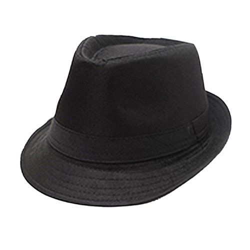 baby boy black fedora hat