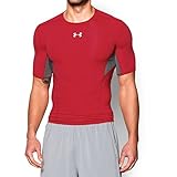 Under Armour Men's CoolSwitch Short Sleeve Compression Shirt, Red/Graphite, Large