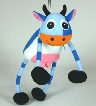 Baby Cow Ceiling Floating Spring Bouncing Soft Toy Decoration Baby