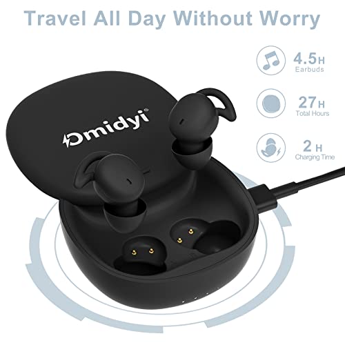 True Wireless Sleep Earbuds, Omidyi Noise Blocking Headphones in Ear