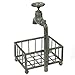 Lily's Home Vintage Rustic Bar Soap or Kitchen Sponge Holder, Basket Style with Country Design Crafted from an Old Spigot and is Ideal for Any Whimsical Décor Style, Green Patina