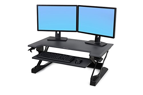 Ergotron WorkFit-TL, Sit-Stand Desktop Workstation, Black (33-406-085)