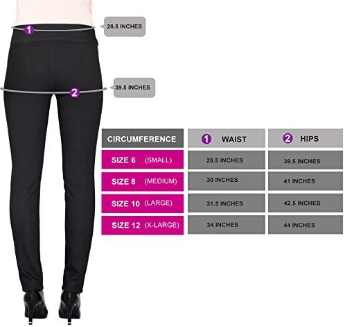 TaliRokni Mid-Rise Women Pants for Work - Comfortable, Stretchy and Not Expanded