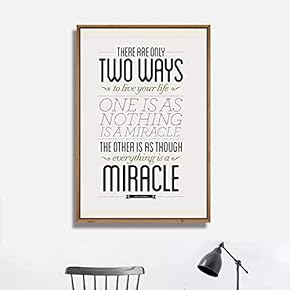 Framed Canvas Wall Art for Living Room, Bedroom Quotes Canvas Prints for Modern Home Decoration Ready to Hang - 16"x24" inches