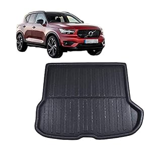 Auto Zwarte Rubberen Kofferbakmatten, voor Volvo XC40 2017 2018 Antislip Waterdichte Kofferbak Op Maat Gemaakte Auto…