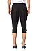 BALEAF Men's 3/4 Workout Joggers Capri Pants Running Training Side Pockets Black Size M