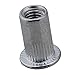 BQLZR Sheet Metal M5 Flat Head Threaded Rivet Nut Inserts Nutsert Pack of 25