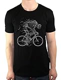 The Nakin Skeleton Cycling Bicycle Ghost Bone Bike Fixie Men's T-Shirt