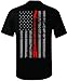 Patriot Apparel Thin Red Line Halligan Firefighter T-shirt