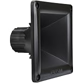 PRV AUDIO 1 Inch Exit Waveguide WG11-25 Non-resonant Reinforced Plastic Construction (ABS) Screw On Exponential Horn for 1 in Compression Drivers