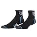 Fila Mens Ankle Socks 6 Pack Jacquard Logo (Black, 13-15)