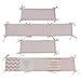 Lambs & Ivy Baby Love 4-Piece Crib Bumper Pads- Pink/Gold/White with Hearts
