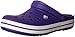 Crocs Unisex-Adult Men's and Women's Crocband Clog, Ultraviolet/White, 8