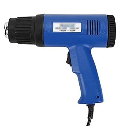1500-Watt, 220V Dual Temperature Control Heat Gun [HOT AIR Blower] with 50-400/550 C Temperature Control [Product of Japan] - Blue