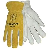 Tillman 1414L Top Grain/Split Cowhide Drivers Gloves - LARGE