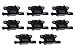 Ignition Coil Pack Set of 8 - Replaces GM 12570616, D510C - Fits Cadillac, Chevrolet, GMC, Pontiac 5.3L, 6.0L V8 - G8, Grand Prix, H3, Tahoe, Yukon, Silverado, Impala, Trailblazer, Avalanche primary