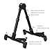 MIMIDI Accessories-Upgraded Folding A-Frame Instruments Stand for Acoustic/Electric/Classical Guitar, Bass, Banjo (ZJ-4)