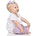 3 Pairs of girls juDanzy baby Leg Warmers for newborn, infant, toddler, child (Newborn (up to 15 pounds), pink, gray, lavender)