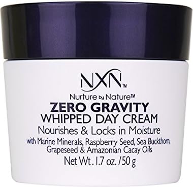 NXNZero Gravity Whipped Day Cream Face Moisturizer, Natural and Organic Anti Aging Formula for Dry or Sensitive Skin, Men and Women, 50 g