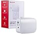 Honeywell UltraPro Z-Wave Plus Smart Light Switch, Dual Outlet Plug-in | Built-in Repeater Range Extender| ZWave Hub Required-Alexa and Google Assistant Compatible, 39342, White