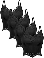 Bencailor 4 Pcs Lace Y2k Tank Tops Fairy Grunge