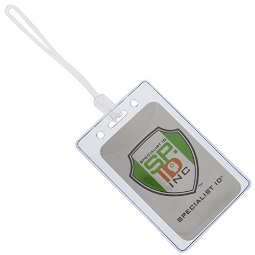 Buy 100 Pack Easy Access Clear Plastic Luggage Identification Tags