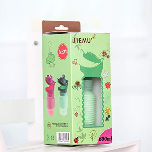 Emergency Urinal Portable and Reusable Outdoor Shrinkable Urinal Man and Women Outdoor Pee Bottle for Travel,Camping,Traffic Jam and Queuing (Green) - Thumbnail 4