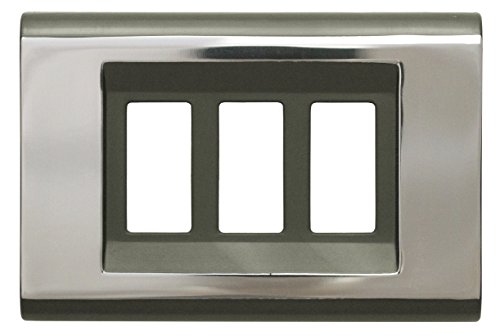 Feb 2583/CFN Plaque Click 3 Module, Gun Metal