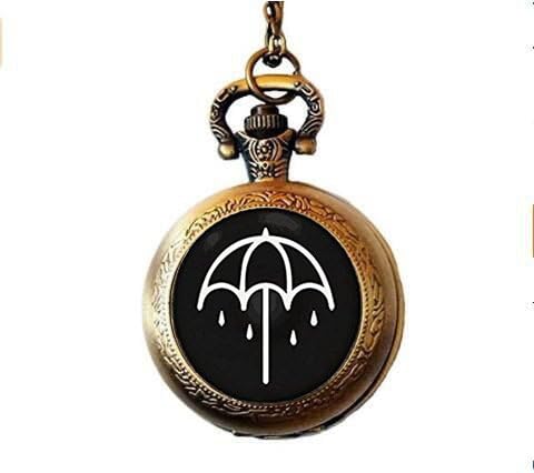qws That's The Spirit Bring Me The Horizon Album Pocket Watch Necklace