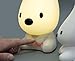 Baby Night Light – Honey Dog - Baby decoration for your kid's room - baby shower perfect idea for nursery décor – led light bulbs dimmable for nursery – white