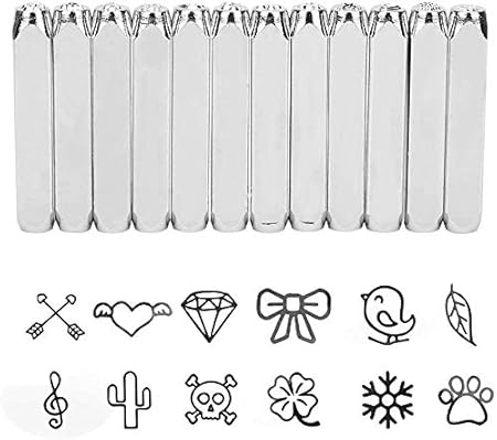 Poincon De Lettre De Capital De Numero 12pcs Outil De Estampillage De Poincon En Metal Outils De Galvanoplastie Durs D Acier Au Carbone Pour L Estampillage De Carbone Pour Le Cuir En Metal Jewelryod
