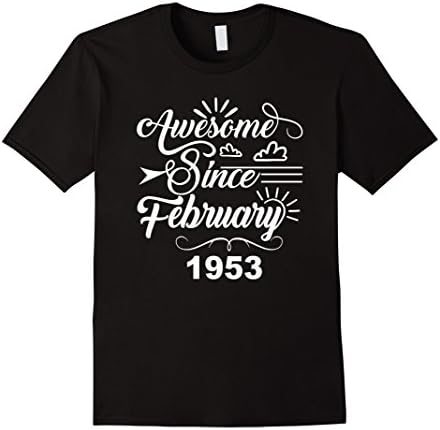65th Birthday Gifts - Awesome Since February 1953 T-shirt
