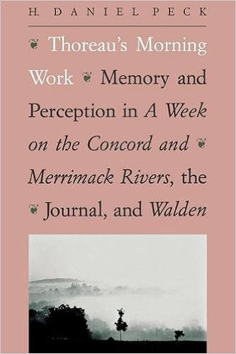 Amazon Com Thoreau S Morning Work Memory And Perception In A