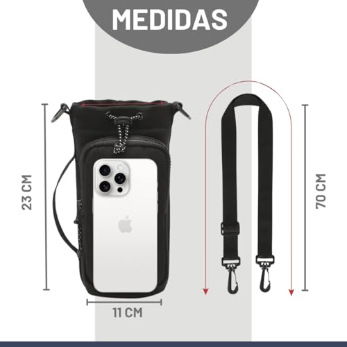 Bolsa Porta Garrafa Squeeze para Copo Térmico Com Alça Ajustável Shoulder Bag Para garrafas de agua