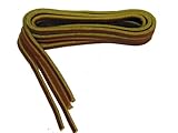 TAN Leather Replacement Shoelaces for Boat Shoes - 2 Pair Pack (40)