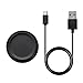Portable USB Charging Dock for Samsung Galaxy Watch 3 / Active 2 / Active,Magnetic Wireless Fast Charger Cable Compatible with SM-R500,SM-R820,SM-R830,SM-R840,SM-R845(White)